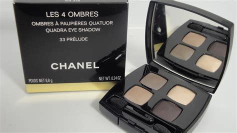 chanel 33 prelude swatch|Chanel Prelude Les 4 Ombres Eyeshadow Quad .